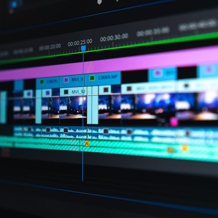 Illustration representing content creation and marketing