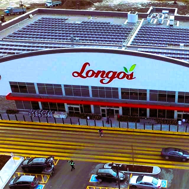 Screenshot of the Longos e-commerce website