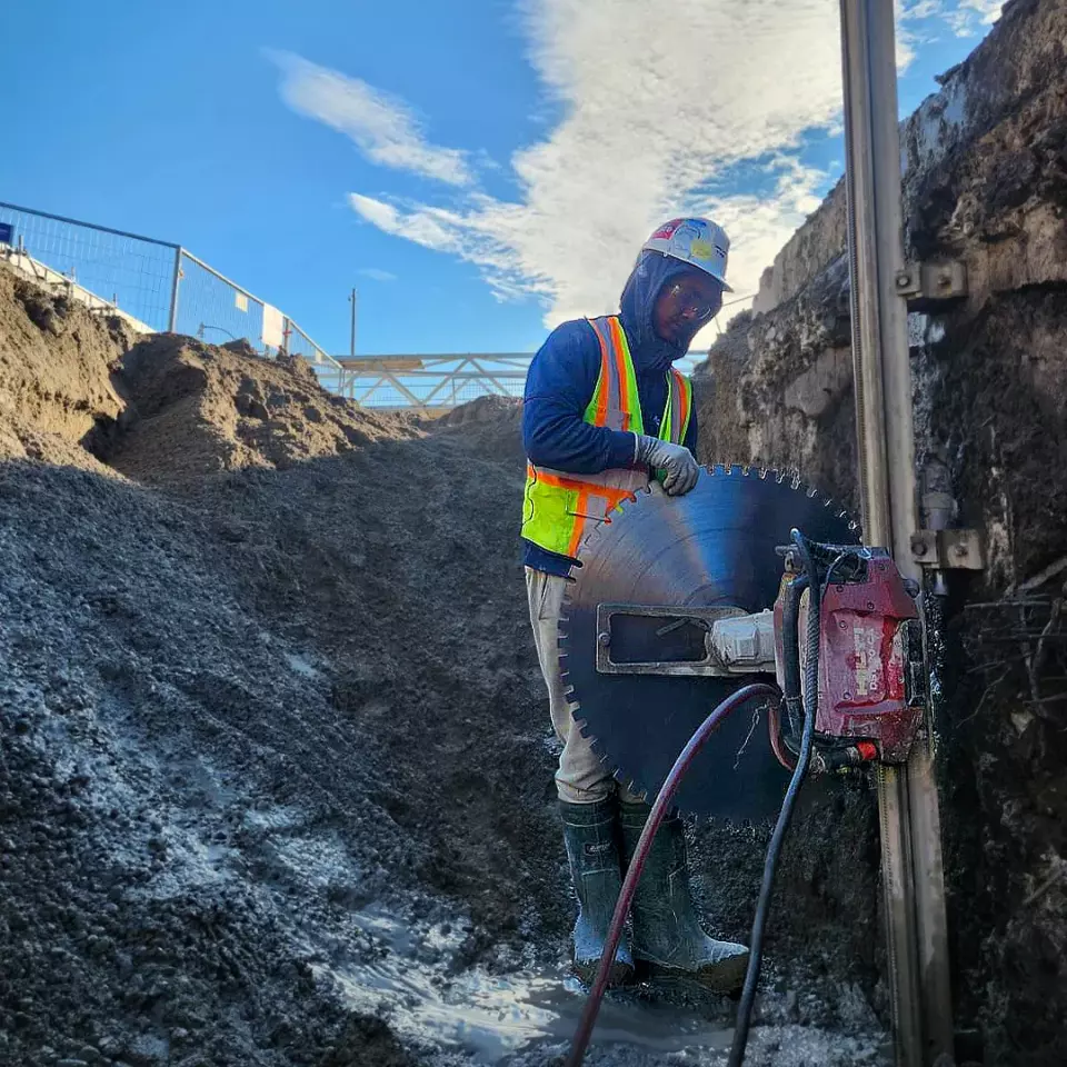 Screenshot of the Ontario Cutting and Coring website